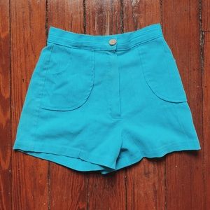 Vintage Handmade High-Waisted Shorts